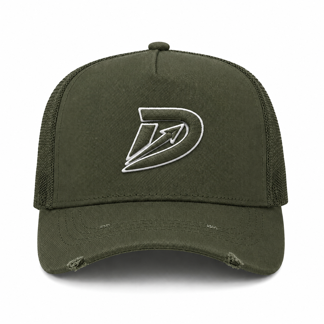 Deira Olive Trucker Cap