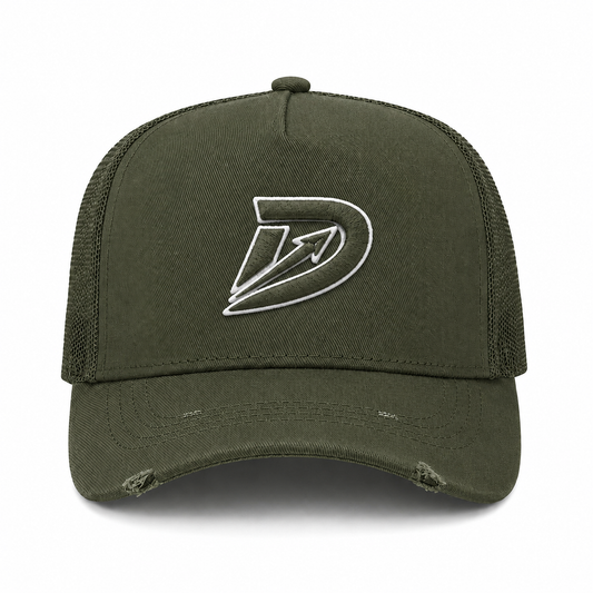 Deira Olive Trucker Cap
