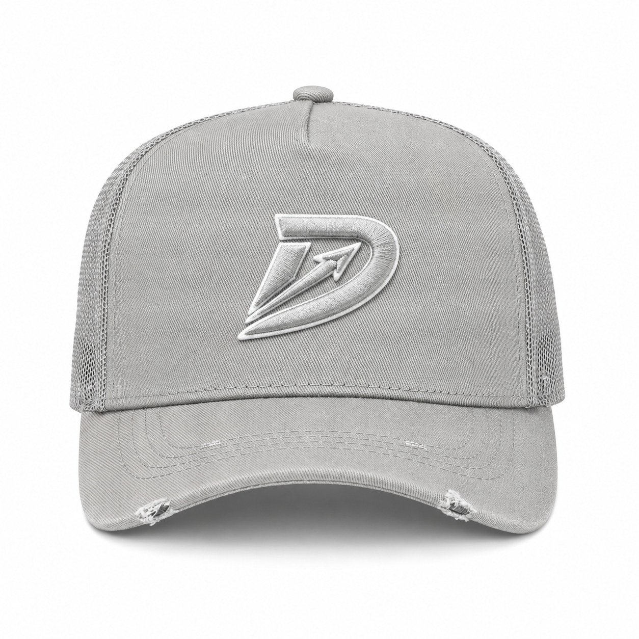Deira Grey Trucker Cap