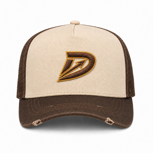 Deira Brown/ Cream Trucker Cap